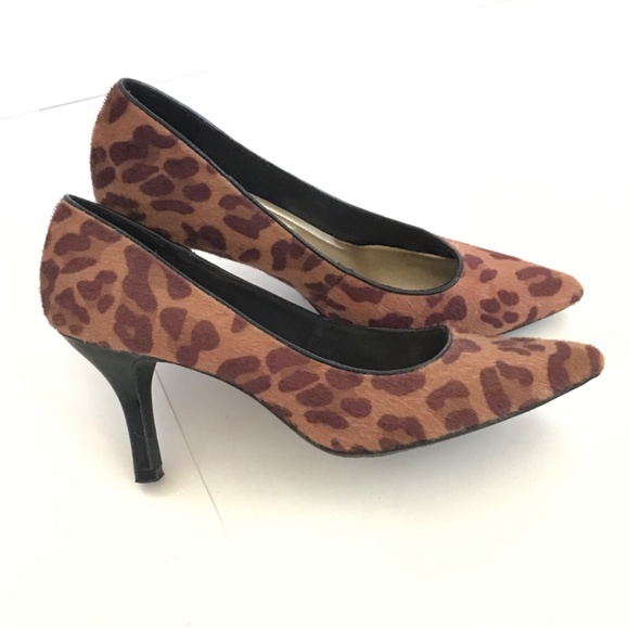 COMFORT PLUS By PREDICTIONS Leopard Heels Comfort Pumps Women’s Size 10 WIDE - Picture 9 of 16